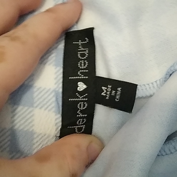 Derek heart blue and white checkered pants - Picture 3 of 3